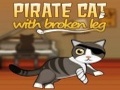 Cat Pirate Cu piciorul rupt pentru a juca on-line